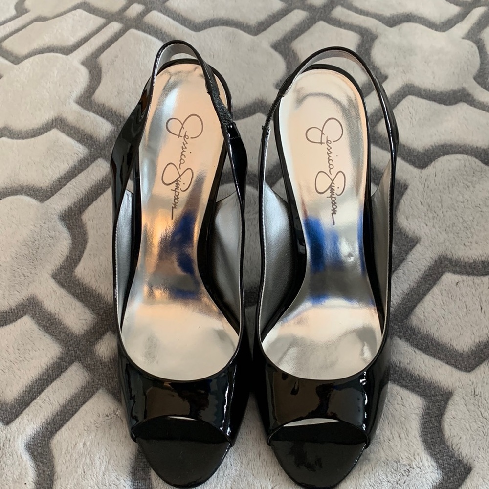 Jessica Simpson Hardy high heels.